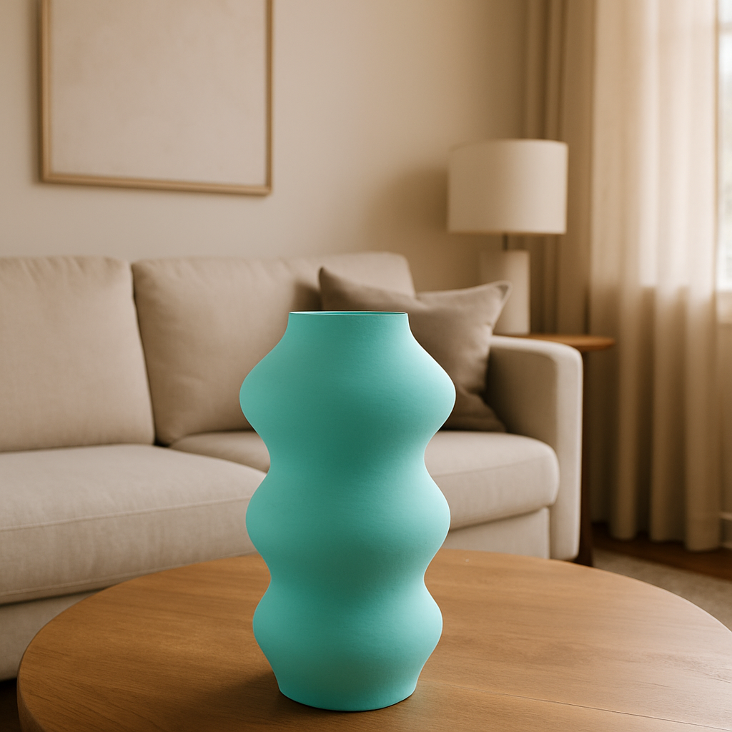 FLORERO SCRUNCHED AZUL MARINO