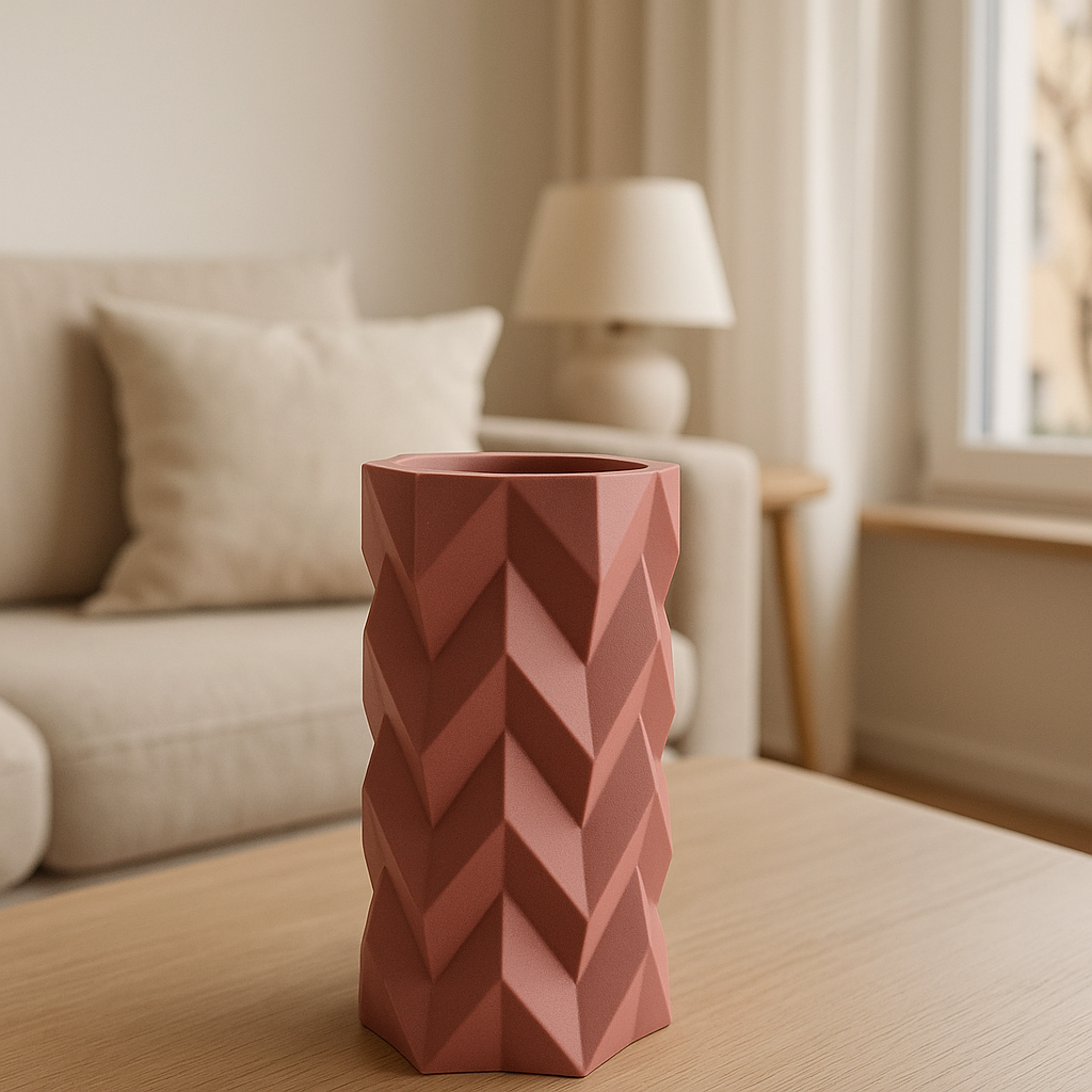 JARRON TESSURA AZUL TERRACOTA