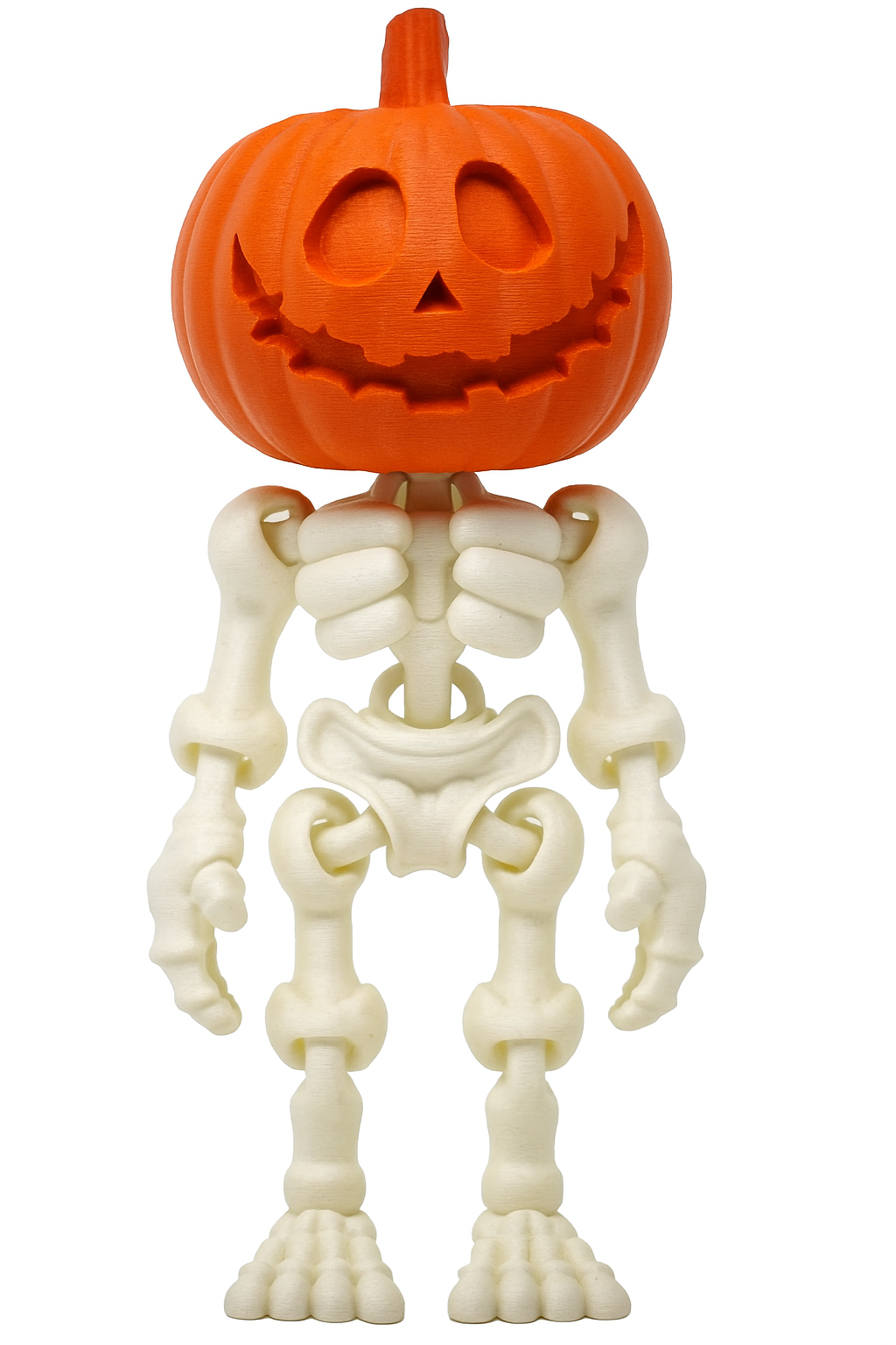 Figura Articulada Calabaza Esqueleto Halloween Jack Huesos