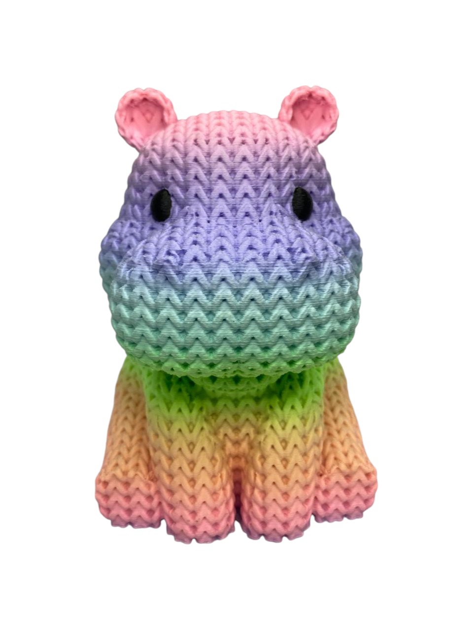 Figura Hipopótamo Tejido